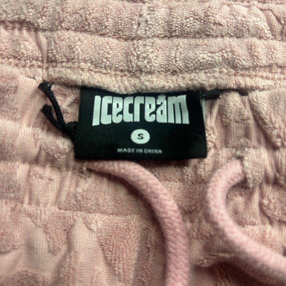 Ice Cream short set | pink | Men Top Lg/Shorts Sm | Like New - Picture 2 of 9